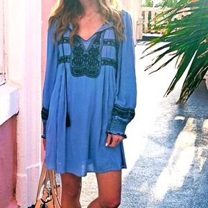 Free People Embroidered dress